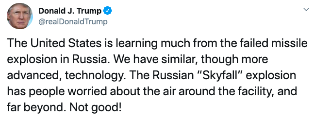 Трамп заявив, що у США є технології сучасніші від російських ракет