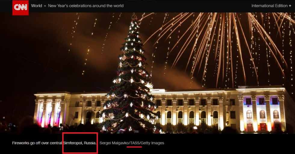 CNN назвав окупований Крим російським