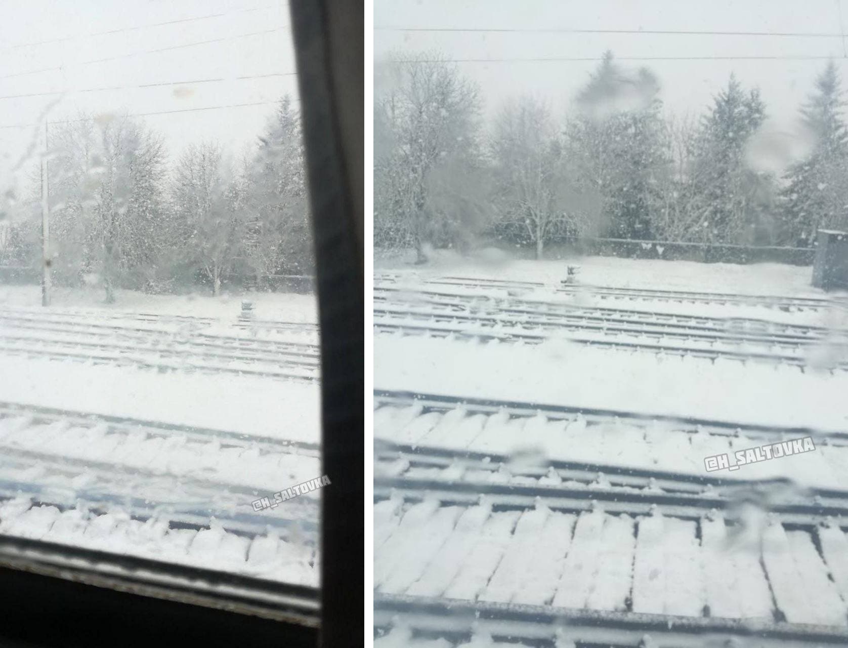 Украину засыпает снегом в конце апреля: фото и видео из разных уголков страны