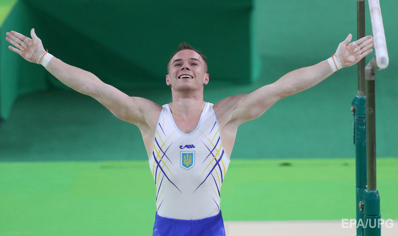 украинский гимнаст Олег Верняев