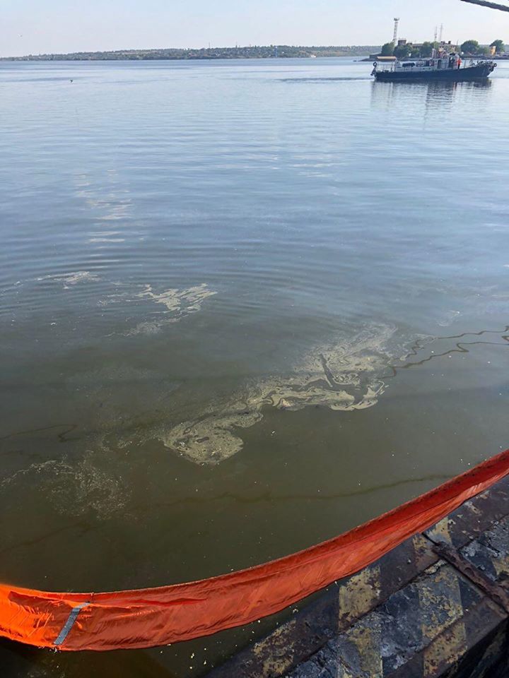 Екологічна катастрофа в Миколаєві: масло полилося в лиман