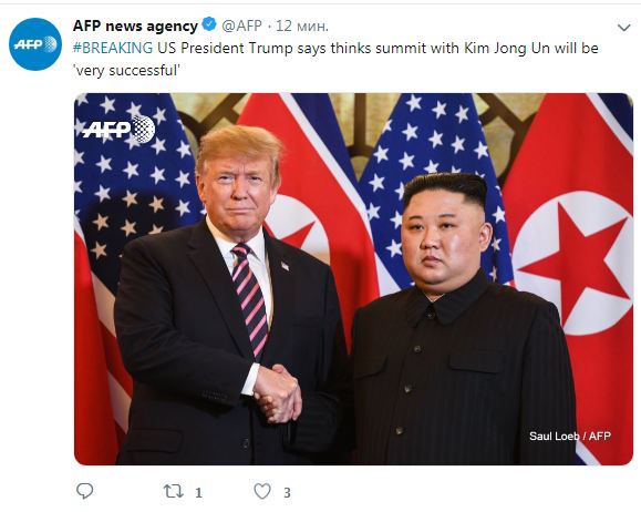 Встреча Трампа с Ким Чен Ыном: главное