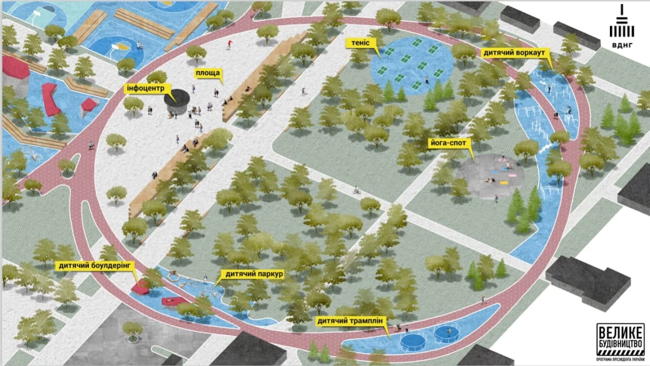 У рамках "Великого будівництва" на ВДНГ починається створення сучасного урбан-парку