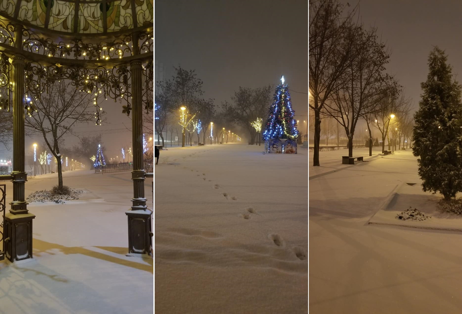 В Днепр на Старый Новый год пришла настоящая зима: снежные барханы и "ловушки" на дорогах (видео и фото)