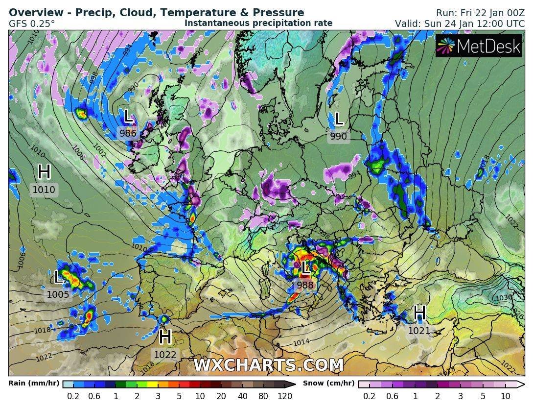 Морозы-малыши и мокрый снег с дождем: какая погода ждет Украину на выходных