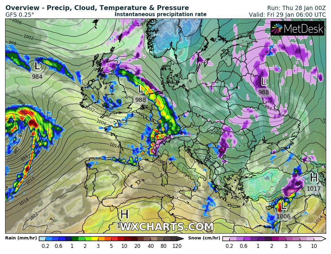 Погода в Україні стане ще гірше: прийдуть морози і сильні снігопади