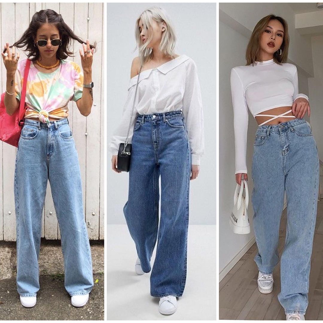 Женские джинсы трубы - стильные образы для каждой модницы