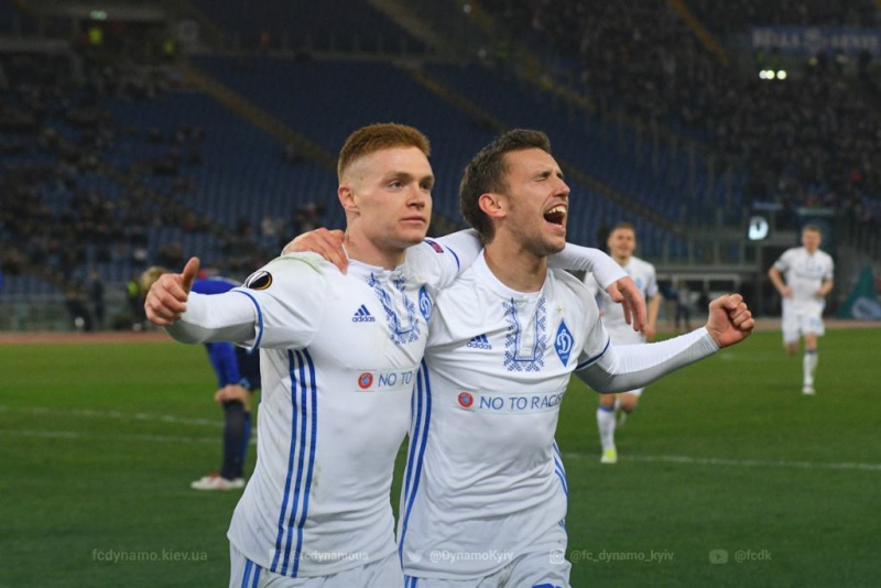 Лацио - Динамо 2-2: видео голов и обзор матча