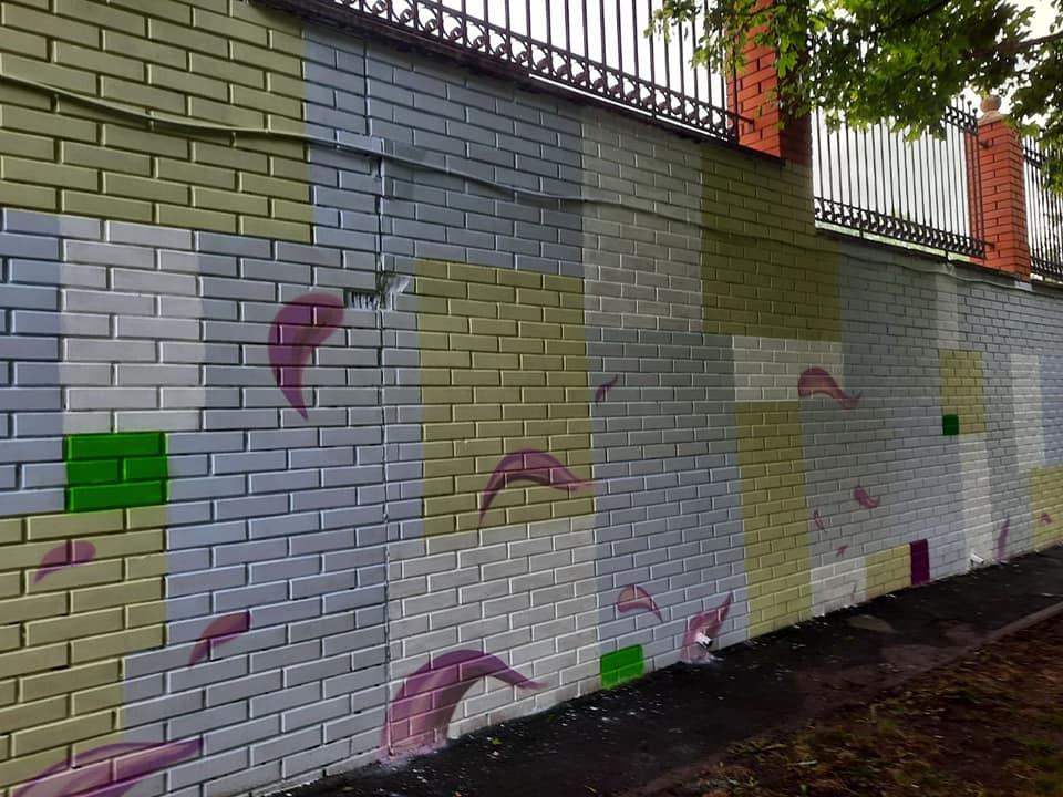 У Києві відкрили найдовший мурал в Україні: неймовірні фото