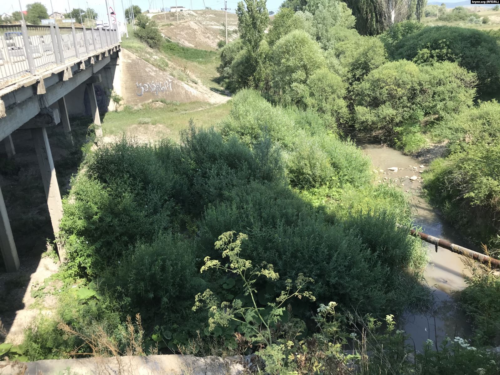 Аномальная засуха: в Крыму реки превратились в ручьи