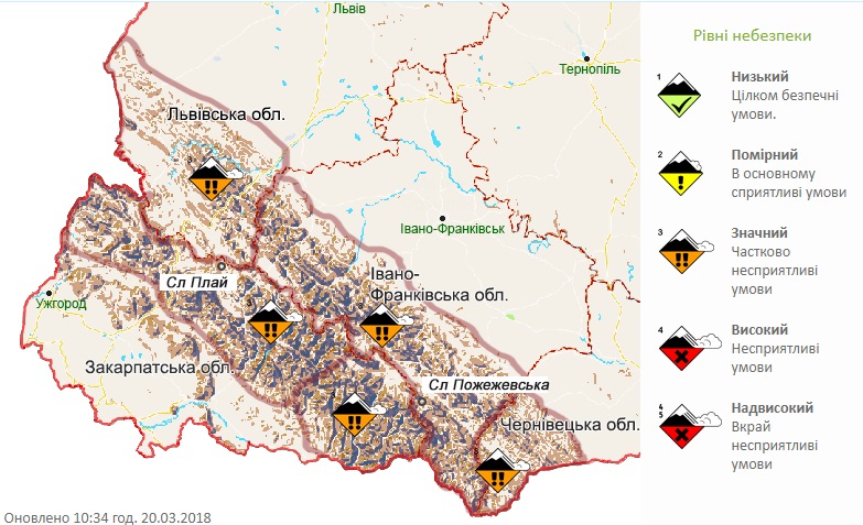 Синоптики попереджають про лавинну небезпеку в Карпатах
