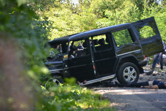 Подрыв авто во Львовской области