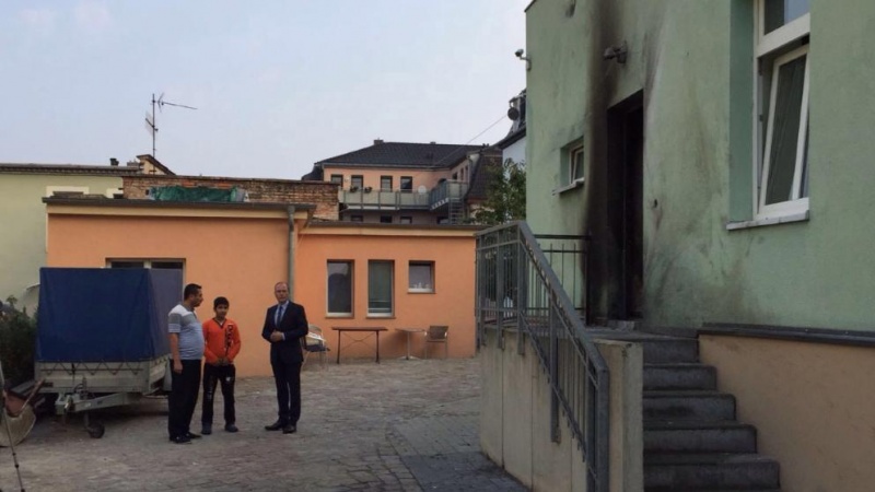 в Дрездене у мечети произошли взрывы 1