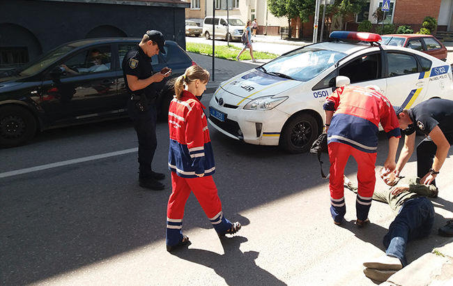 У Львові патрульні вчинили наїзд на пішохода