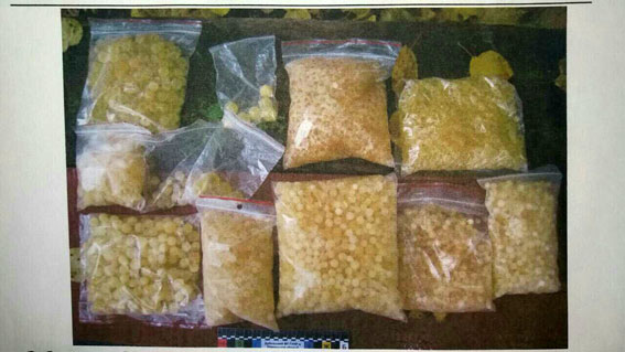 У Рівненській області поліцейські вилучили більше 9 кг бурштину