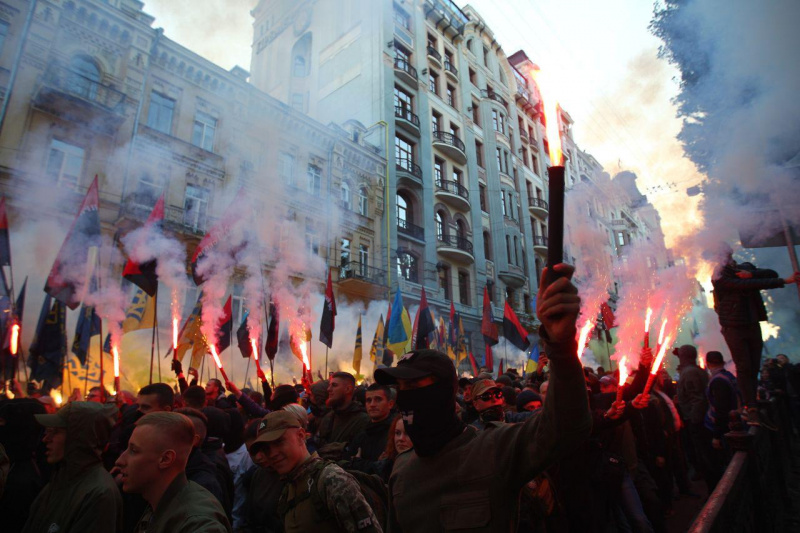 Покров без крови: как правые отметили день УПА и не пошли штурмовать Лавру