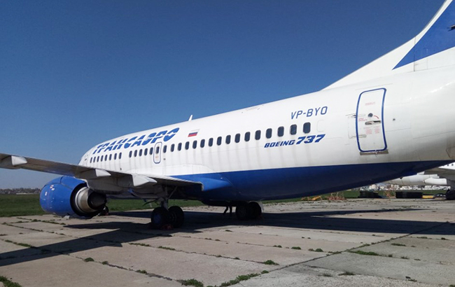 Украина выставила на аукцион российский Boeing, арестованный за долги