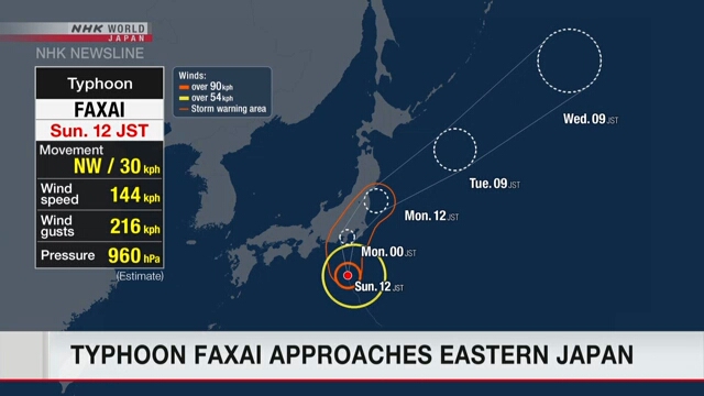 В Японії через тайфун "Факсай" скасували понад 100 авіарейсів
