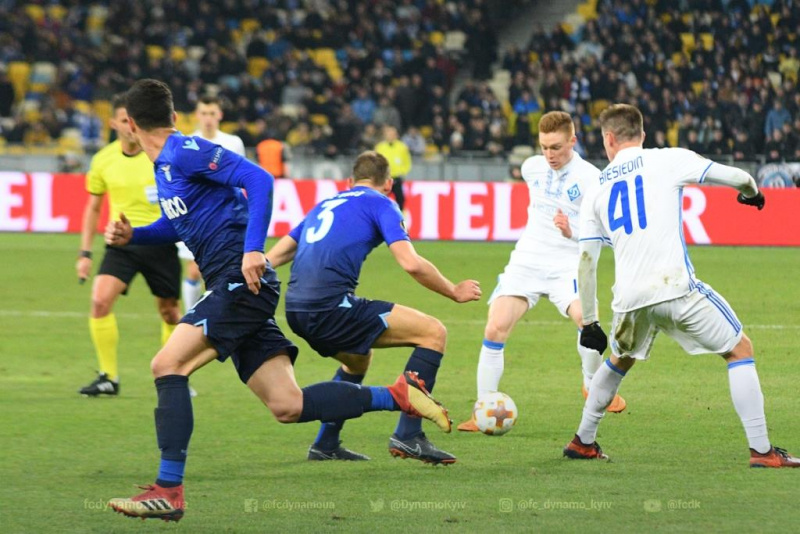 Динамо - Лаціо 0-2: відео голів та огляд матчу