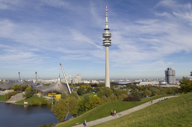 Телевежа Олимпиатурм в Мюнхені
