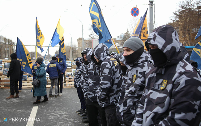 Выборы президента РФ: в Киеве перекрыли Воздухофлотский проспект