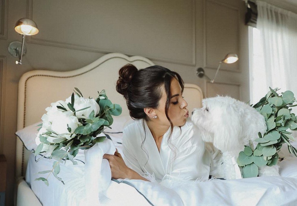 Настя Каменских перед церемонией