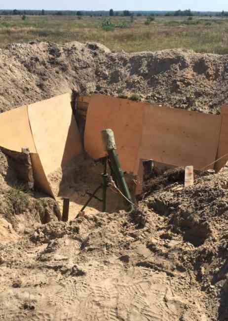 На Ровенском полигоне проводят следственный эксперимент