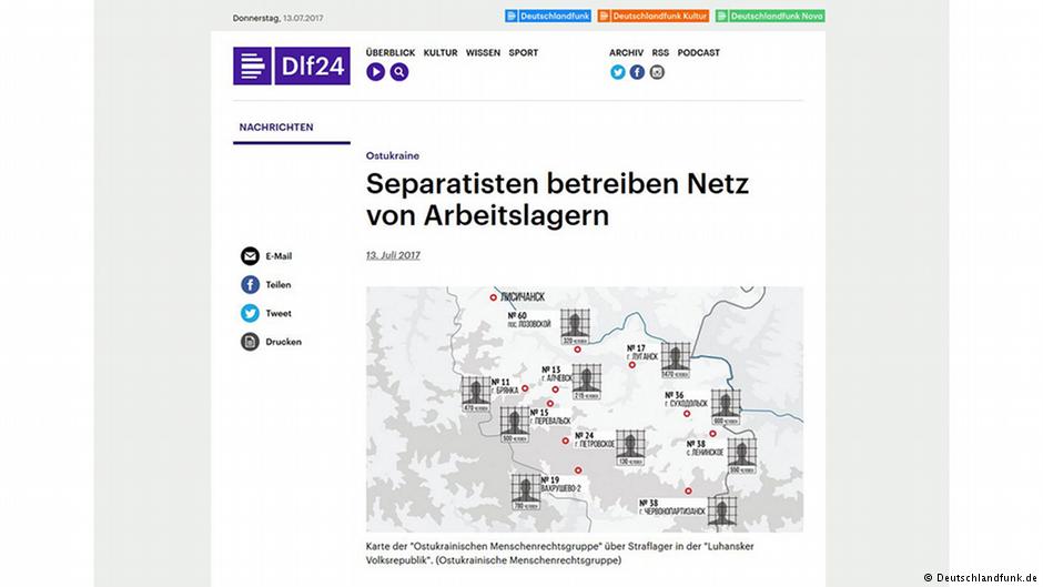На окупованому Донбасі бойовики створили мережу трудових таборів