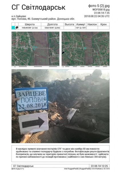 Бойовики на Донбасі обстріляли Зайцеве, - СЦКК