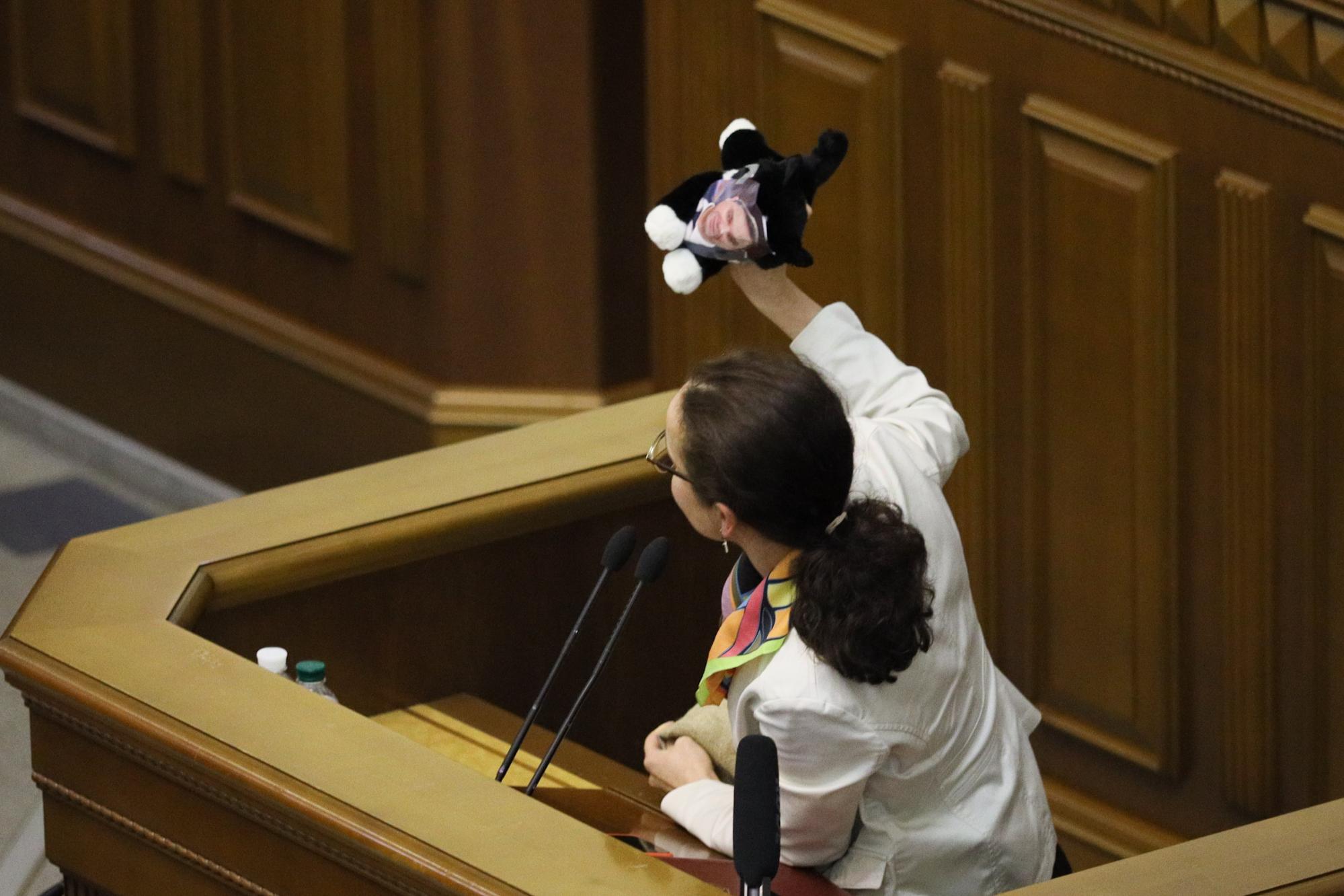 Шмыгалю подарили кота в мешке. В прямом смысле (фото)