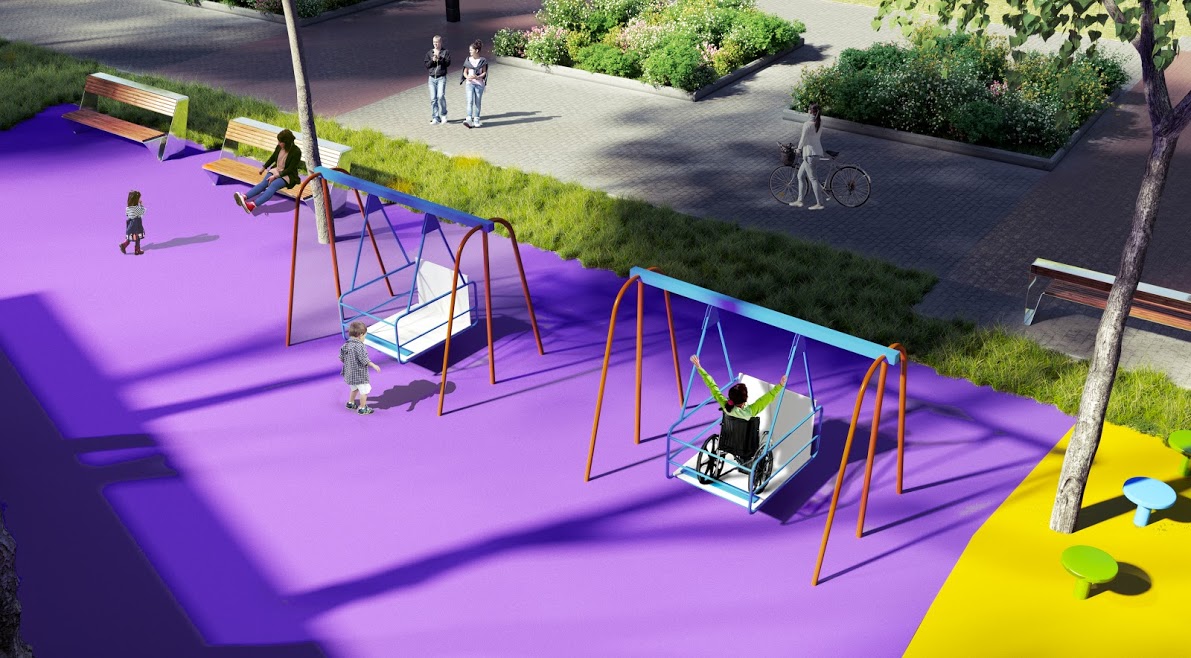 Благотворительный фонд Порошенко и ДнепрОГА возводят первый в Украине инклюзивный парк, - Резниченко