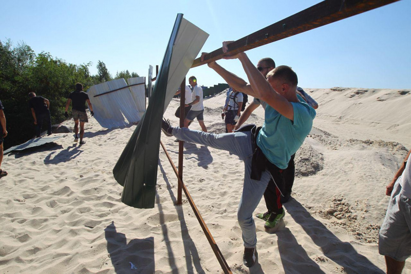 На місці скандальної забудови на Осокорках знову сталися сутички
