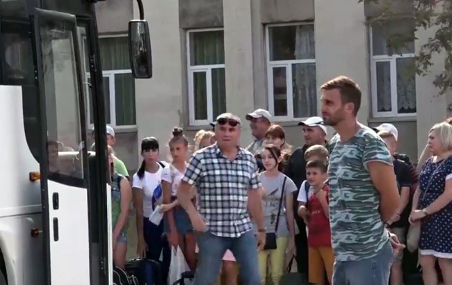 В оккупированном Армянске в воздух попал сернистый газ