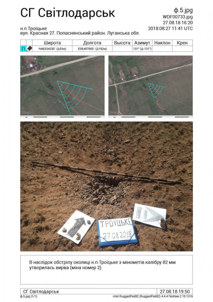 Бойовики обстріляли житловий сектор Троїцького