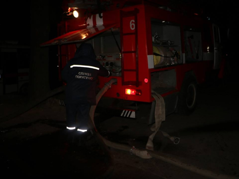 В Киеве загорелся девятиэтажный дом