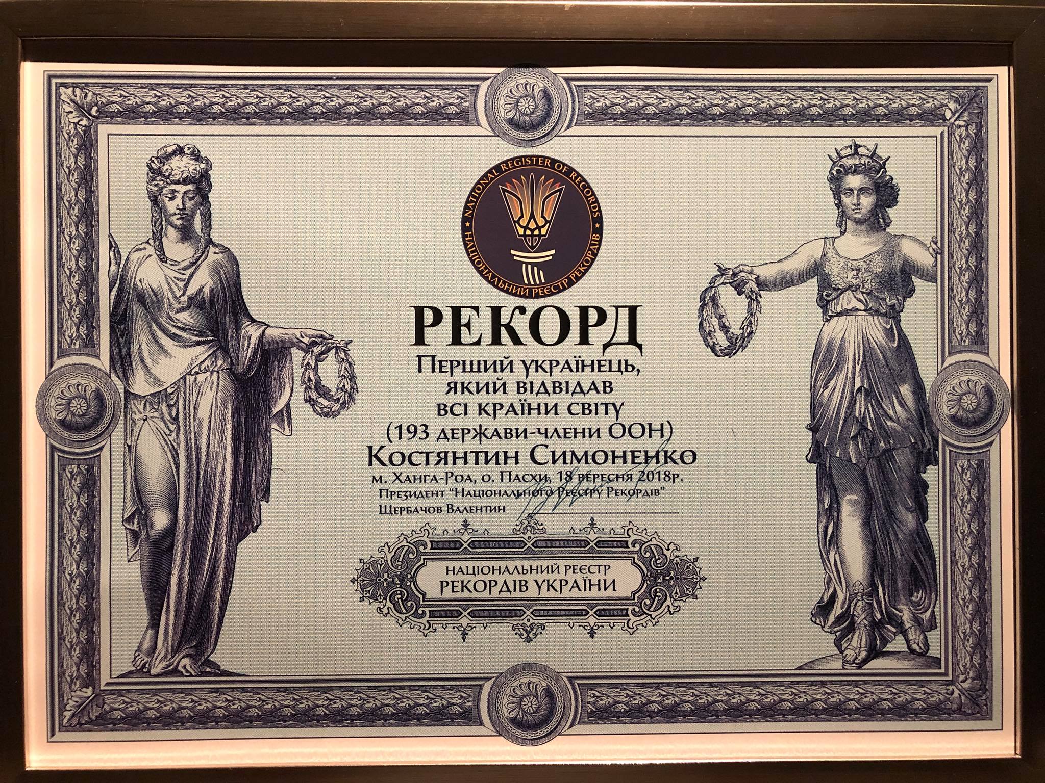 Національний рекорд: названо першого українця, який відвідав усі країни світу (фото)