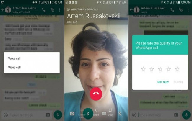 WhatsApp почав впроваджувати функцію відеодзвінків для Android-пристроїв