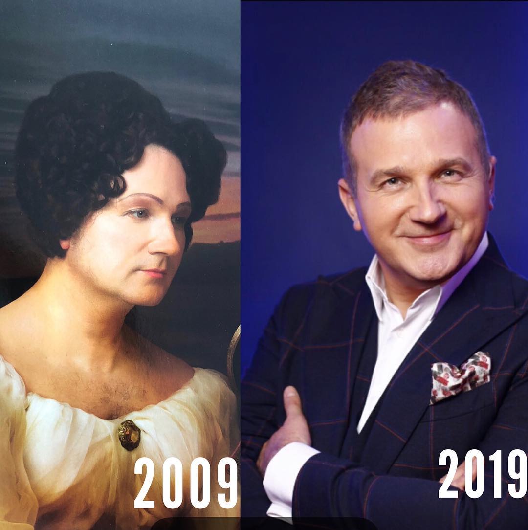 "Рыдаю от смеха": Горбунов "порвал" сеть пародией на #10yearchallenge