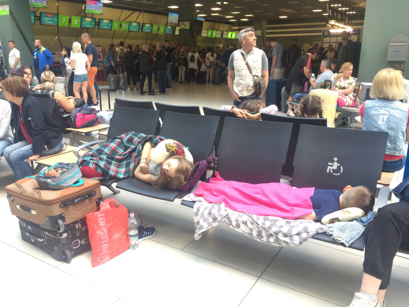 Ситуація в аеропорту "Київ": сьогодні були затримані 16 рейсів