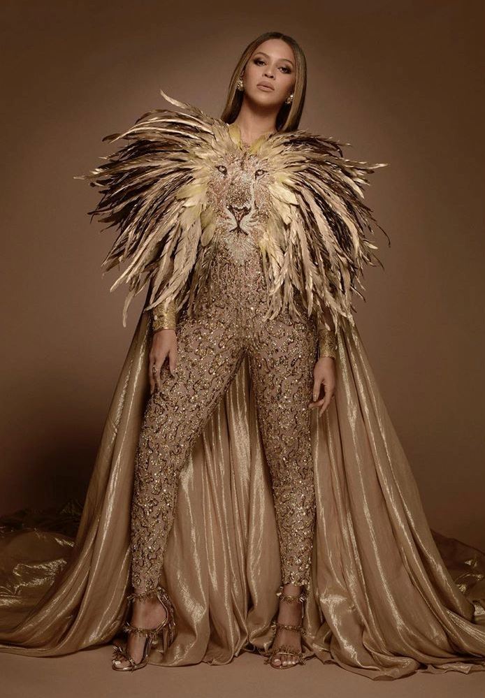 Королева-Львица: Бейонсе взорвала сеть эффектным нарядом на Wearable Art Gala