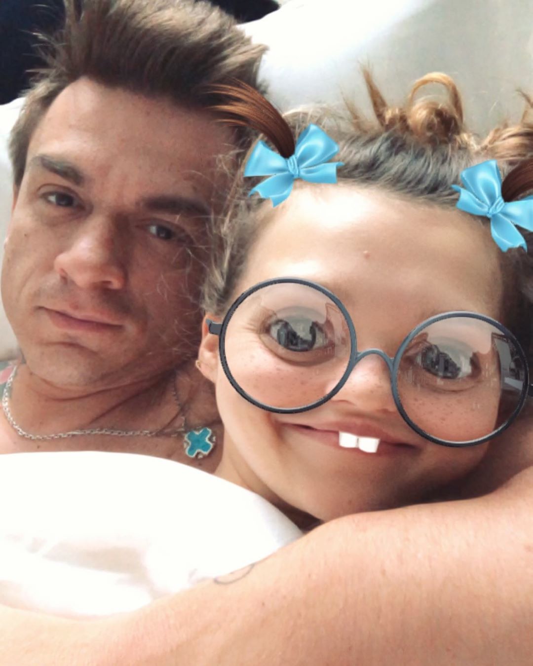 "У ліжку з красунчиком": Тодоренко потішила ранковим фото з Топаловим