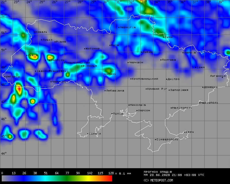 Град, сильні зливи, шквали: синоптики дали прогноз погоди на День Конституції