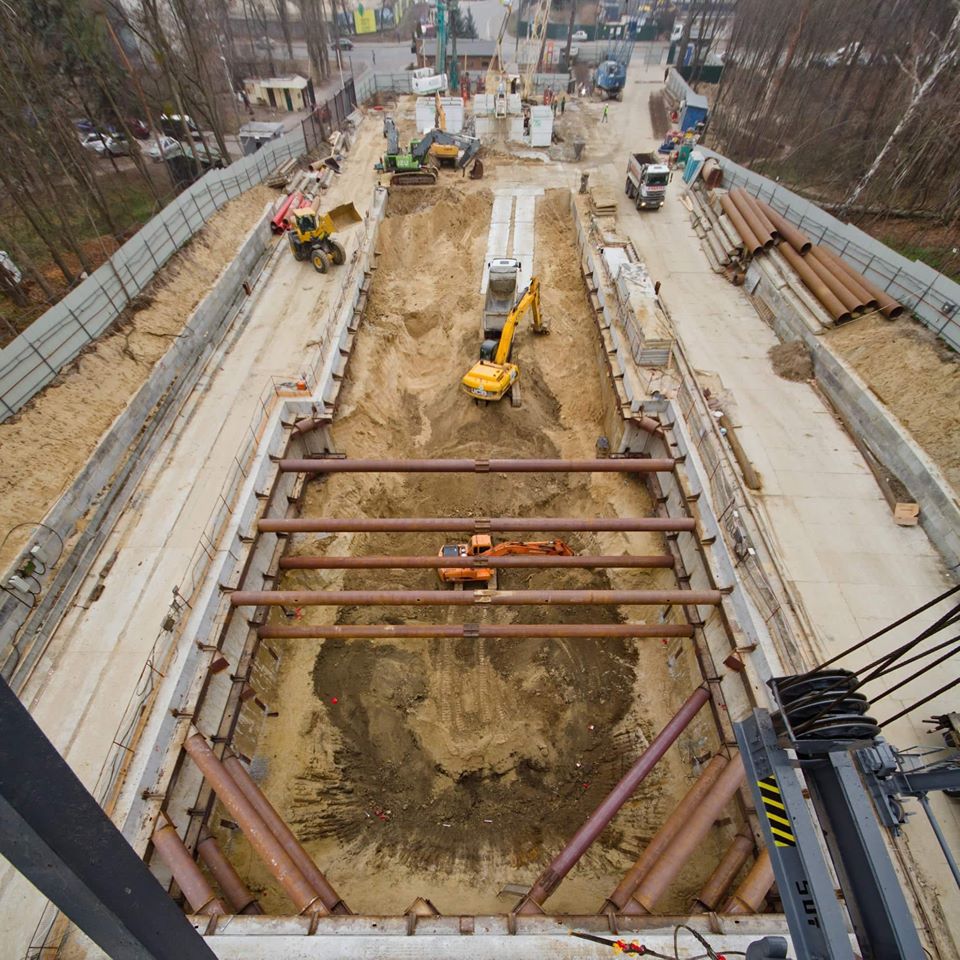 Нове метро в Києві: з'явилися фото майбутньої станції "Мостицька"