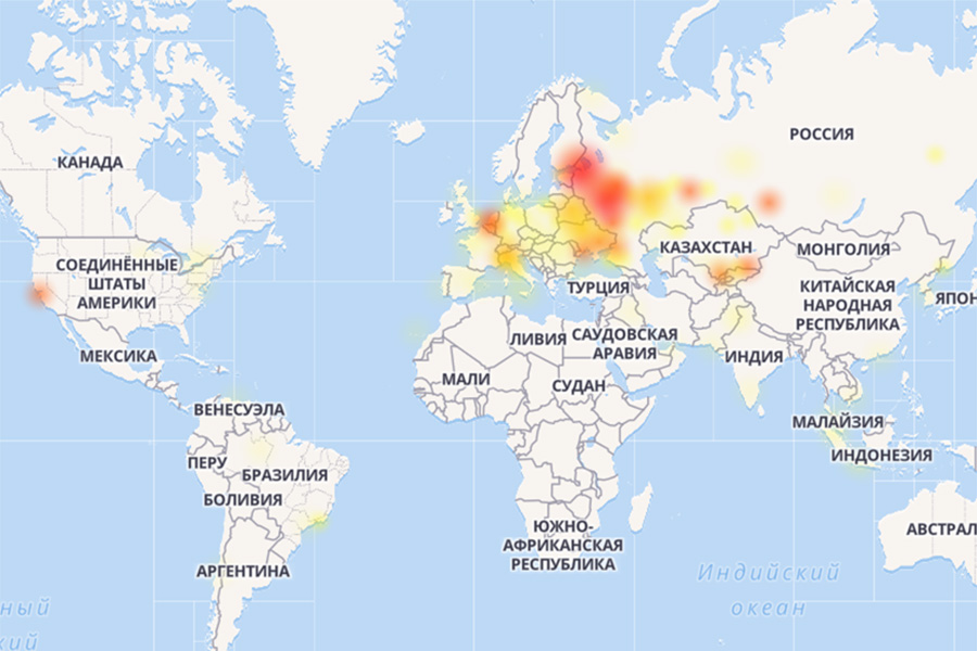 В работе Telegram произошел массовый сбой