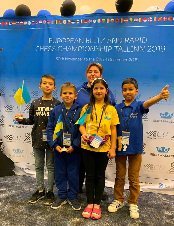 Юные украинские шахматисты завоевали "золото" и 6 серебряных медалей на чемпионате Европы (фото)