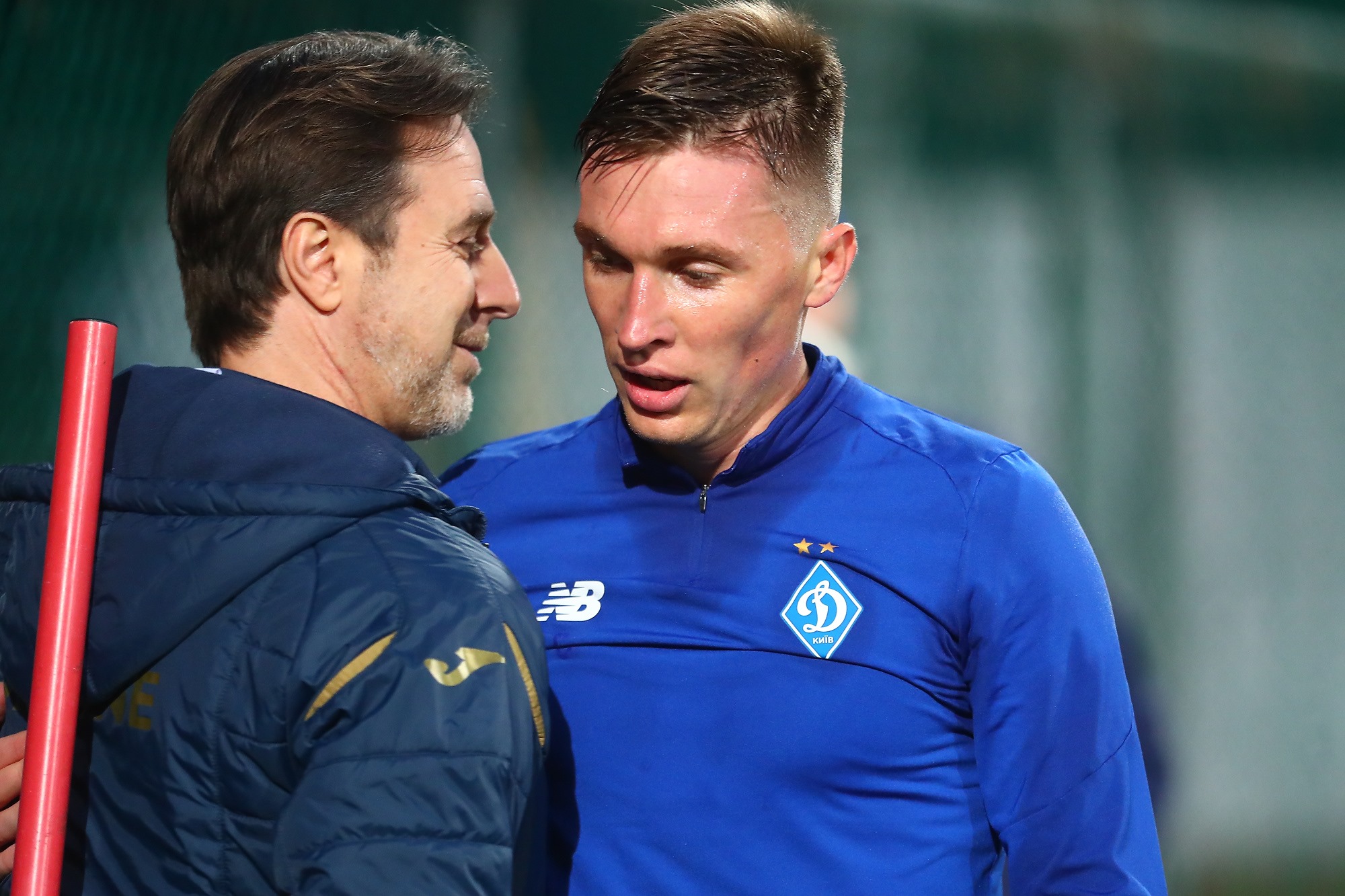 Шевченко та його помічники відвідали тренувальний табір "Динамо"