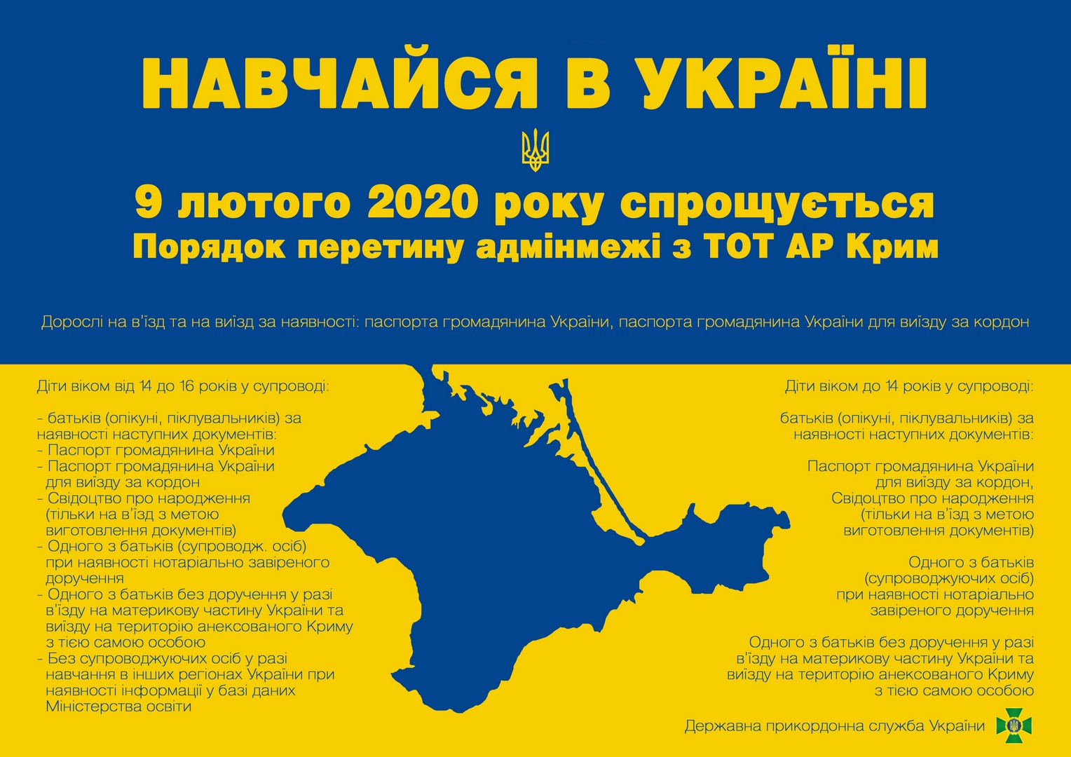 Вступили в силу новые правила пересечения админграницы с Крымом
