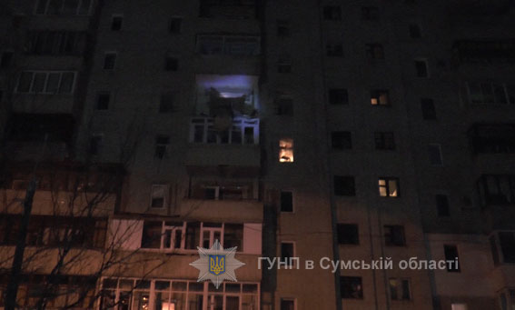 Взрыв в Сумах: полиция назвала подозреваемого в происшествии