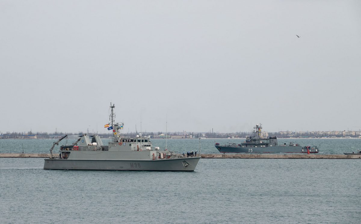 Українські ВМС тренувалися з НАТО в Чорному морі видбивати повітряні атаки ворога (фото)