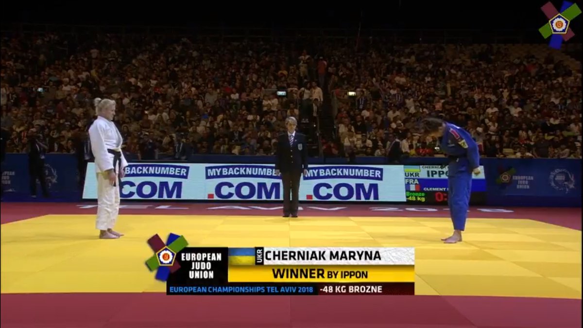 Украинская дзюдоистка Черняк выиграла бронзу чемпионата Европы